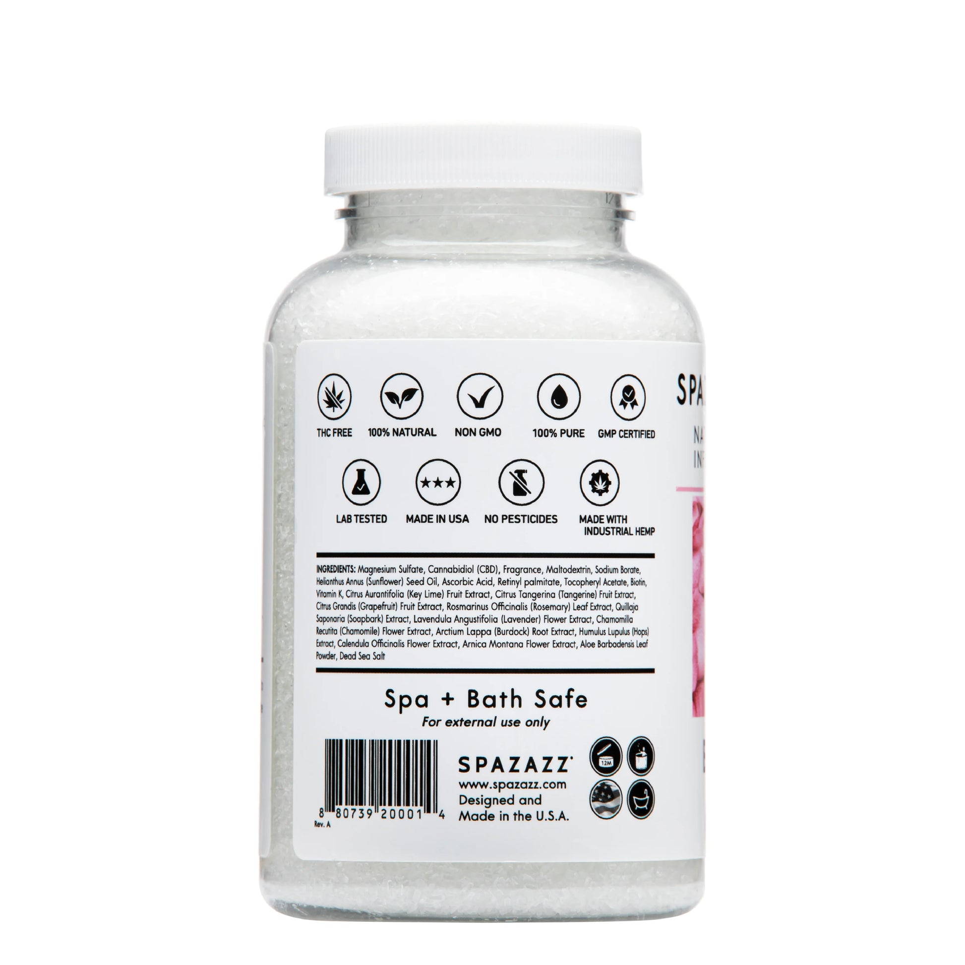 Spazazz Escape Bloom Love spa aromatherapy elixir for hot tubs and baths