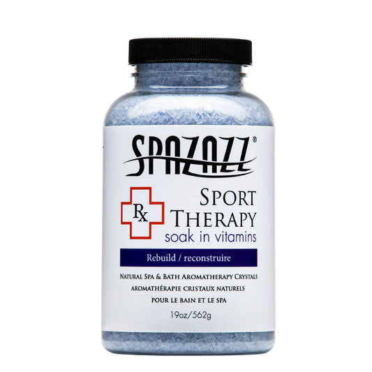 Spazazz RX Sport Therapy aromatherapy spa crystals for hot tubs and baths