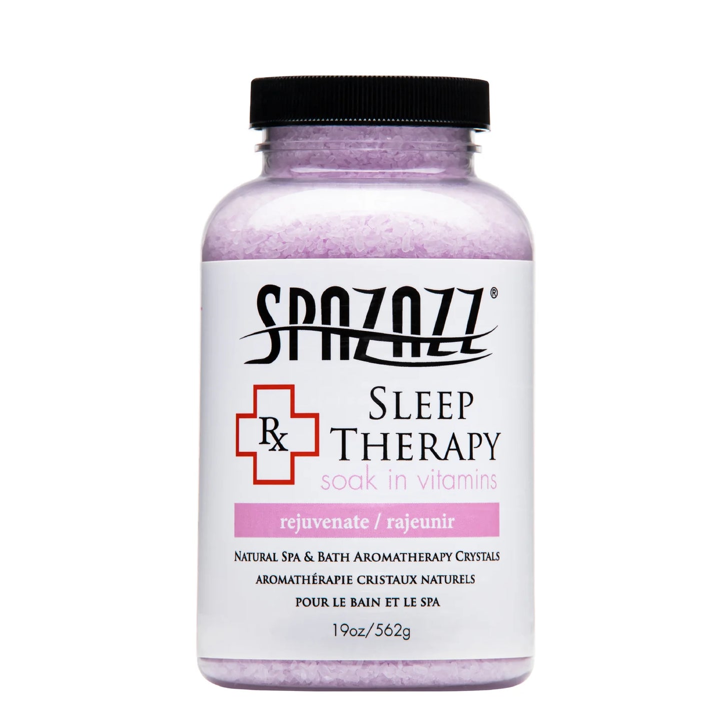 Spazazz RX Sleep Therapy aromatherapy spa crystals for hot tubs and baths
