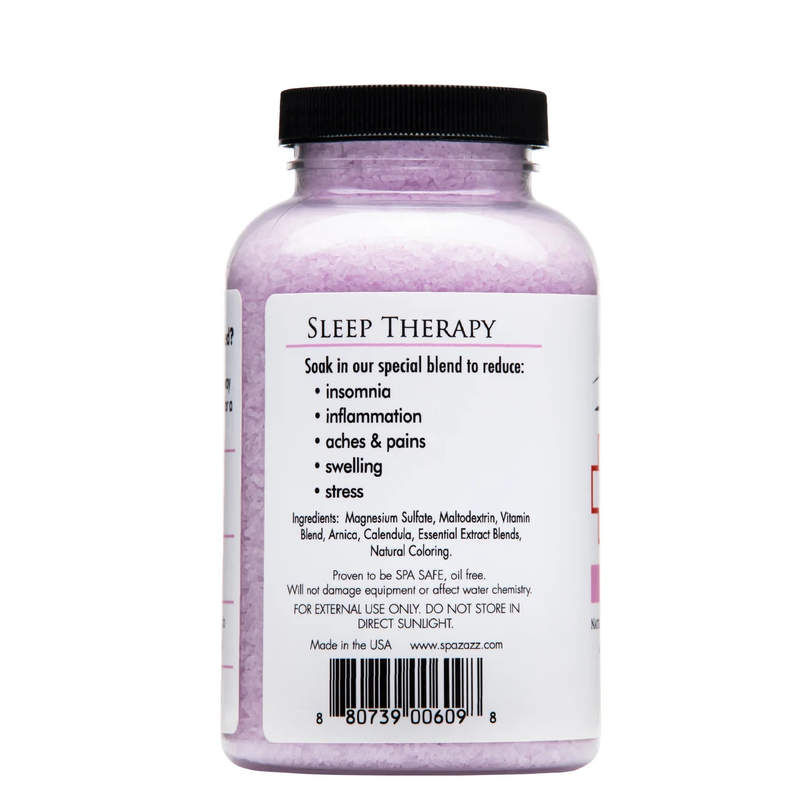 Spazazz RX Sleep Therapy aromatherapy spa crystals for hot tubs and baths