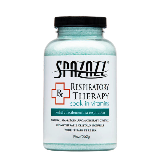 Spazazz RX Respiratory Therapy aromatherapy spa crystals for hot tubs and baths