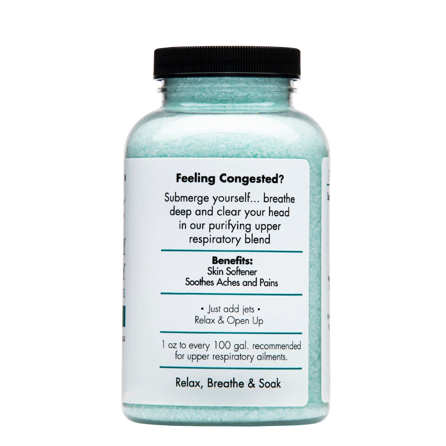 Spazazz RX Respiratory Therapy aromatherapy spa crystals for hot tubs and baths