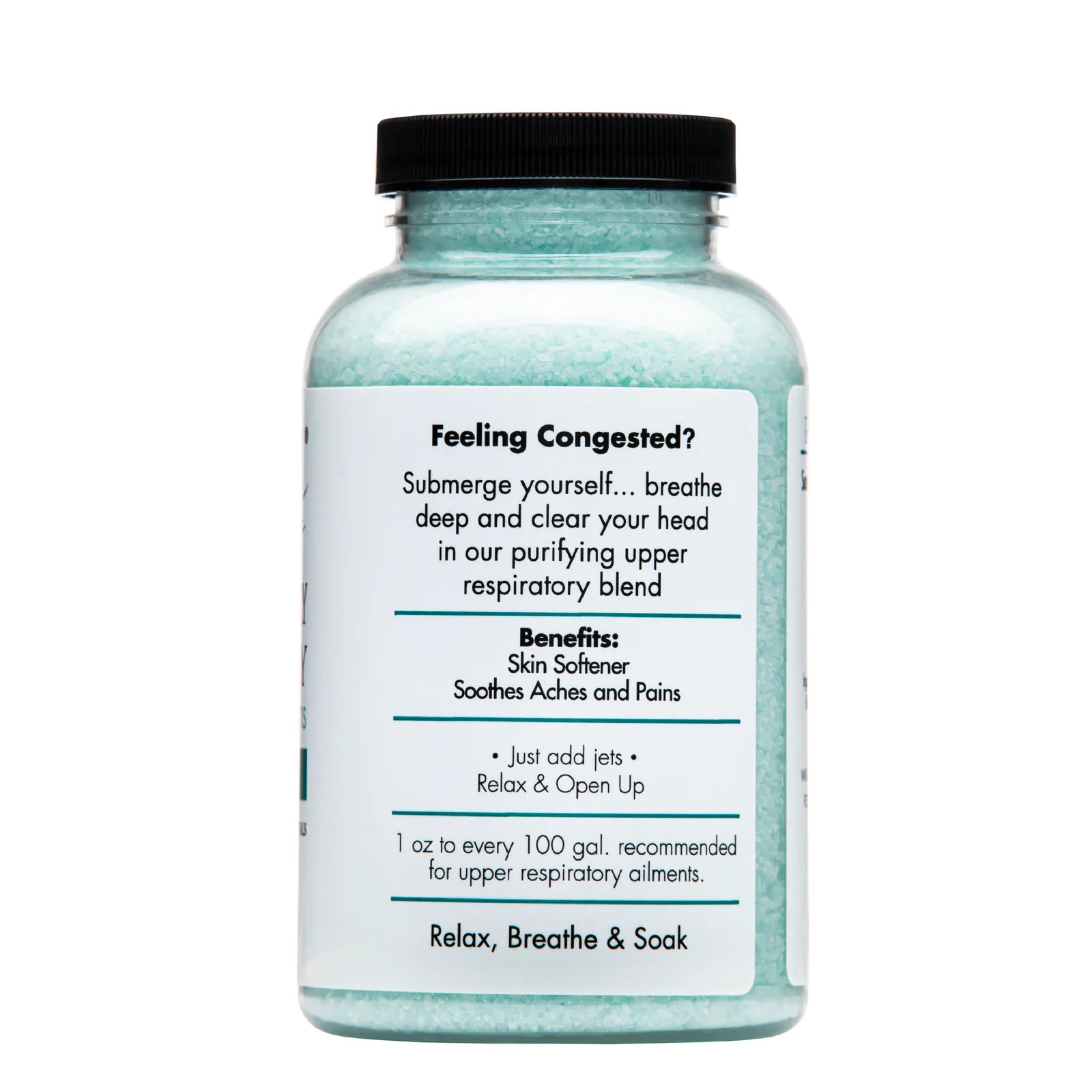 Spazazz RX Respiratory Therapy aromatherapy spa crystals for hot tubs and baths