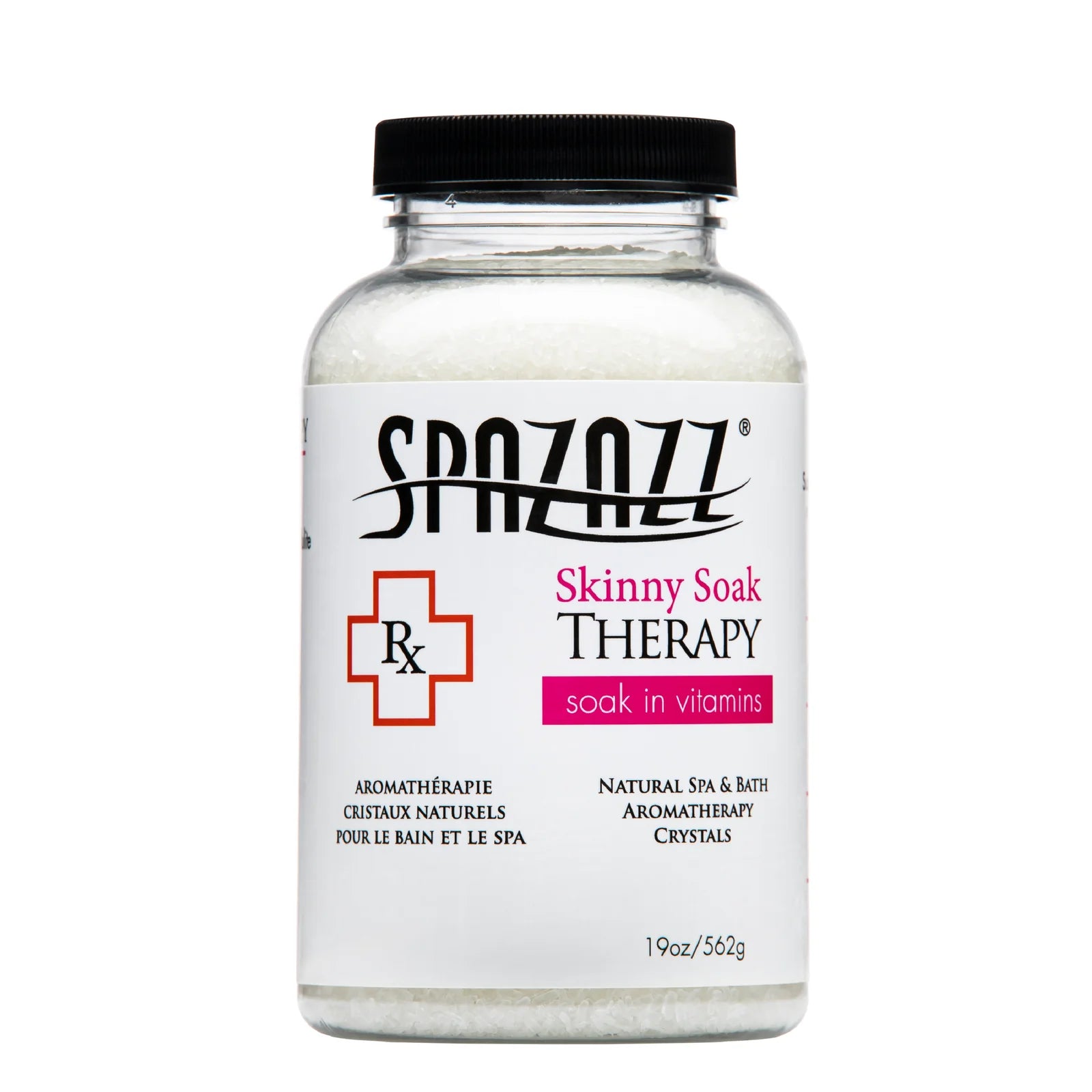 Spazazz RX Skinny Soak Therapy aromatherapy spa crystals for hot tubs and baths