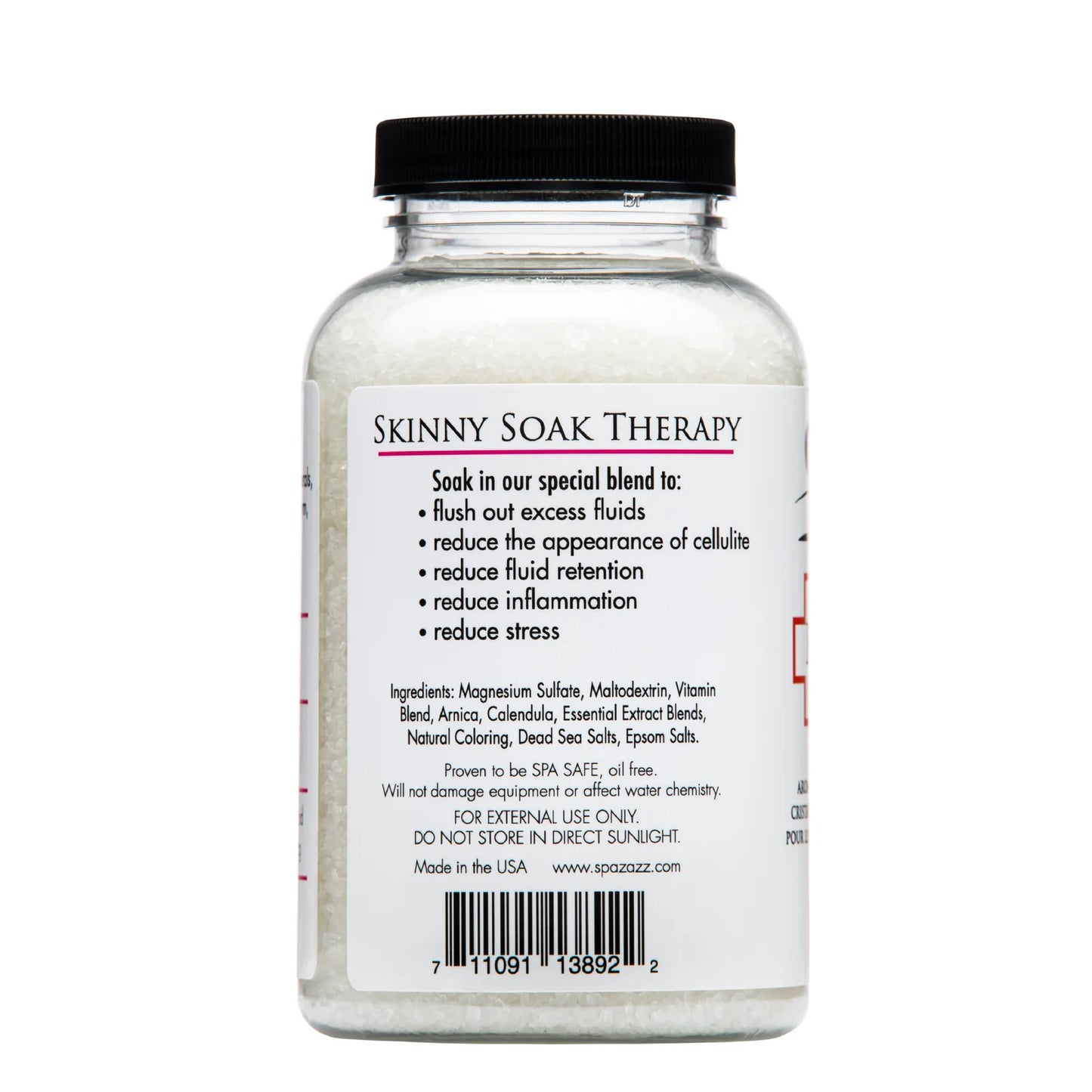 Spazazz RX Skinny Soak Therapy aromatherapy spa crystals for hot tubs and baths
