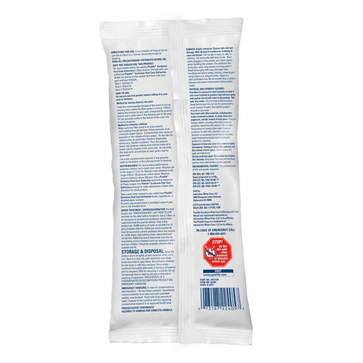 Poolife Turbo Shock Treatment 1lb.